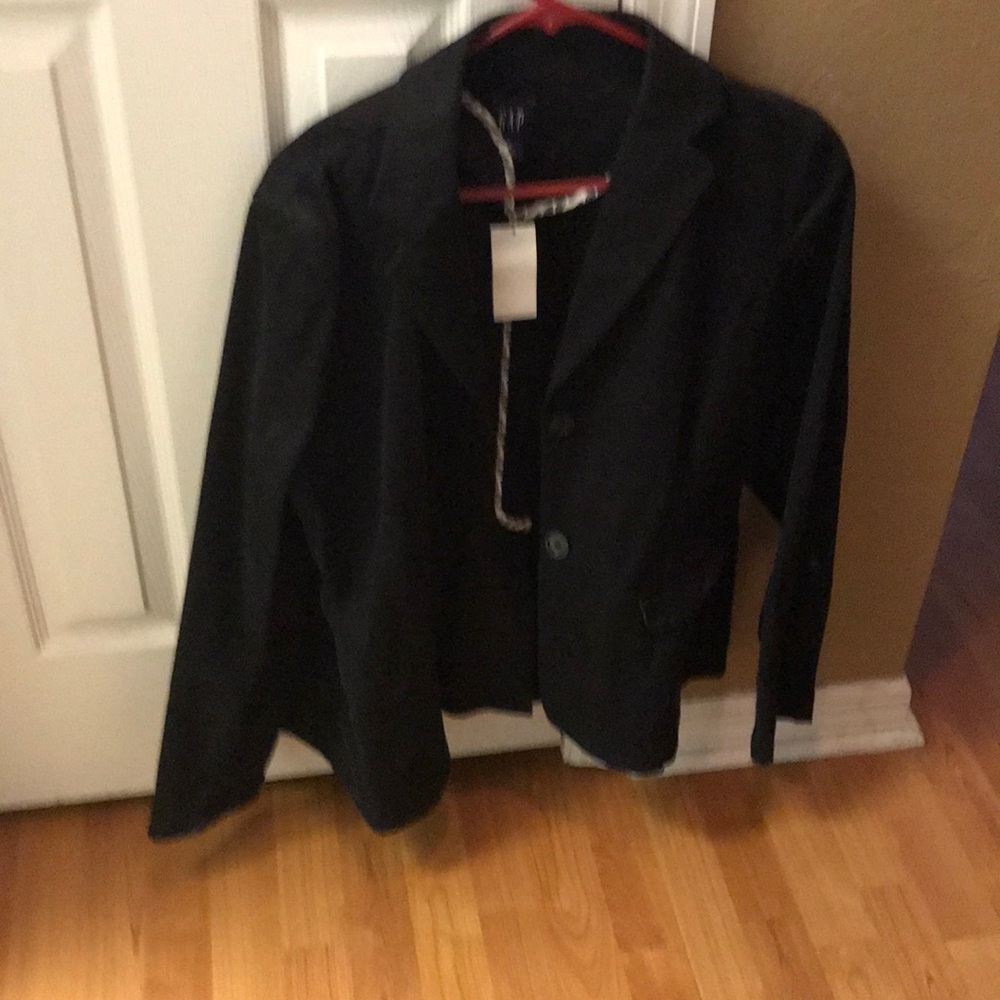 Black velvet jacket